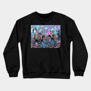 work together to save the world Crewneck Sweatshirt